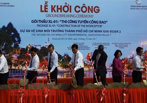 TP Hồ Chí Minh khởi công tuyến cống bao thu gom nước thải ảnh 2
