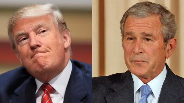 Cựu Tổng thống Bush chỉ trích chính sách của ông Trump ảnh 1