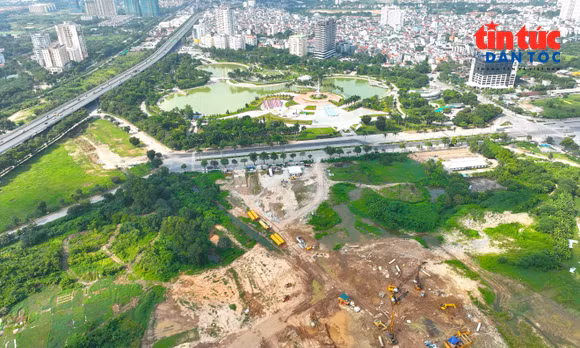 Toàn cảnh xây dựng Bảo tàng Đảng Cộng sản Việt Nam.