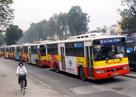 Hà Nội xử phạt hàng chục xe khách giả danh xe buýt ảnh 1