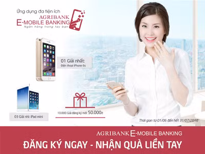 “Đăng ký ngay – Nhận quà liền tay” cùng Agribank E-Mobile Banking ảnh 1