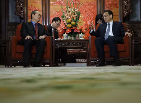 Phó Thủ tướng Nguyễn Thiện Nhân hội kiến Thủ tướng Trung Quốc Lý Khắc Cường ảnh 1