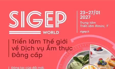 Việt Nam là 'quốc gia khách mời' tại hội chợ ẩm thực SIGEP Rimini 2027