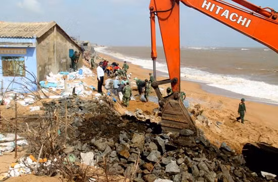 Hầm hập không khí phòng chống siêu bão ảnh 11