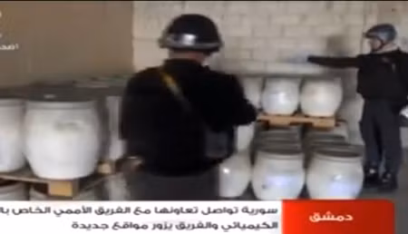 Còn 1 kho vũ khí hóa học Syria chưa kiểm tra ảnh 1