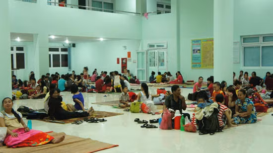 Hầm hập không khí phòng chống siêu bão ảnh 1
