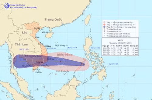Hai cơn bão nối tiếp nhau vào Biển Đông ảnh 1