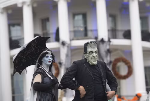 Nhà Trắng 'ma quái' ngày Halloween ảnh 6