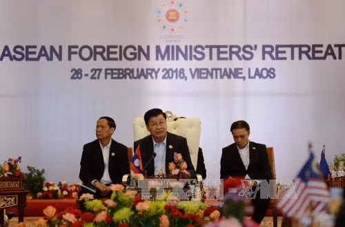 Kết thúc Hội nghị hẹp Ngoại trưởng ASEAN tại Lào ảnh 1
