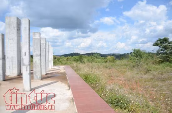 Đắk Nông: Công trình tượng đài N’Trang Lơng chậm tiến độ, sai từ khâu thiết kế ảnh 5