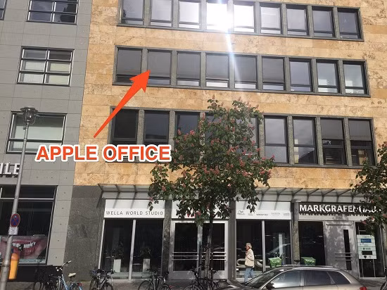 Business Insider phát hiện văn phòng bí mật của Apple tại Berlin ảnh 1