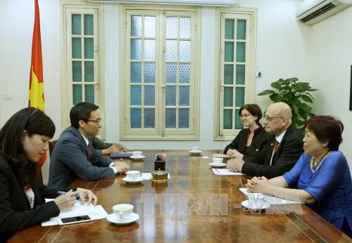 Phó Thủ tướng Vũ Đức Đam tiếp đoàn UNAIDS Khu vực Châu Á- Thái Bình Dương ảnh 1