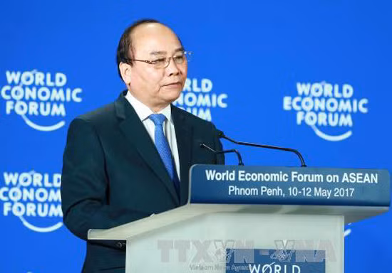Thủ tướng kết thúc các hoạt động tham dự Diễn đàn Kinh tế Thế giới về ASEAN ảnh 1