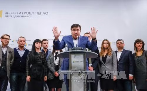 Cựu Tổng thống Gruzia thành lập chính đảng mới ở Ukraine ảnh 1