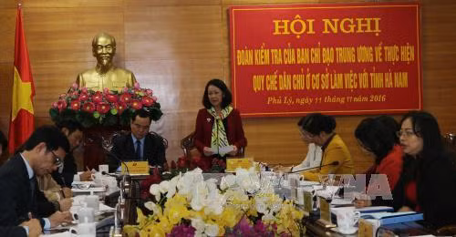 Đẩy mạnh thực hiện quy chế dân chủ tại địa phương ảnh 1