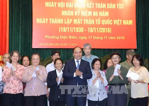 Thủ tướng dự ngày hội Đại đoàn kết toàn dân ảnh 1