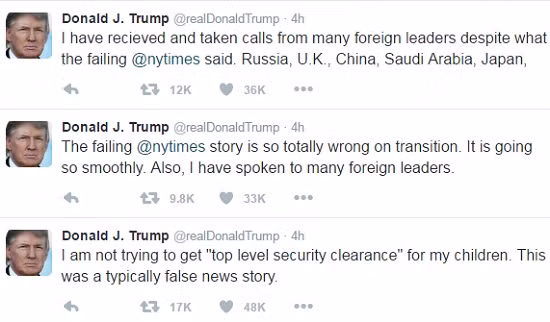 Ông Donald Trump "đấu khẩu" với báo New York Times ảnh 1