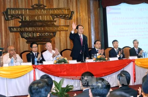 Chủ tịch nước dự Diễn đàn doanh nghiệp Việt Nam - Cuba ảnh 1
