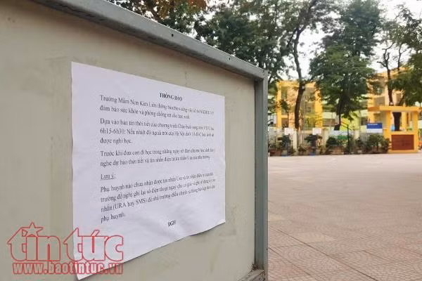 Hà Nội rét 9 độ C, các trường mầm non, tiểu học cho học sinh nghỉ học ảnh 4