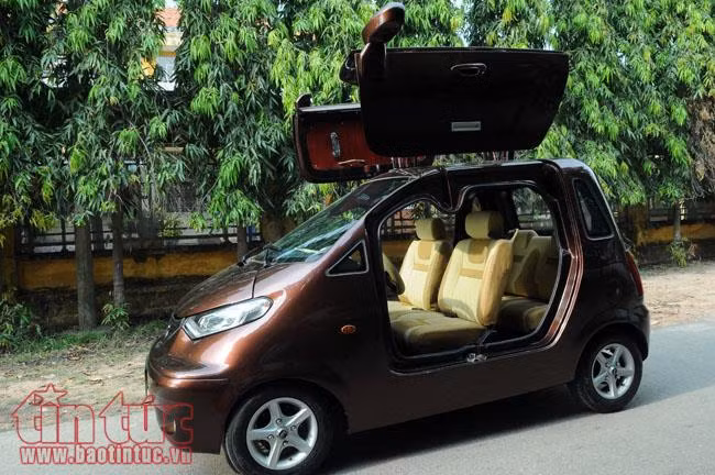 Một người dân tự mày mò sáng chế ô tô chạy 100km tốn 20.000 tiền điện ảnh 5