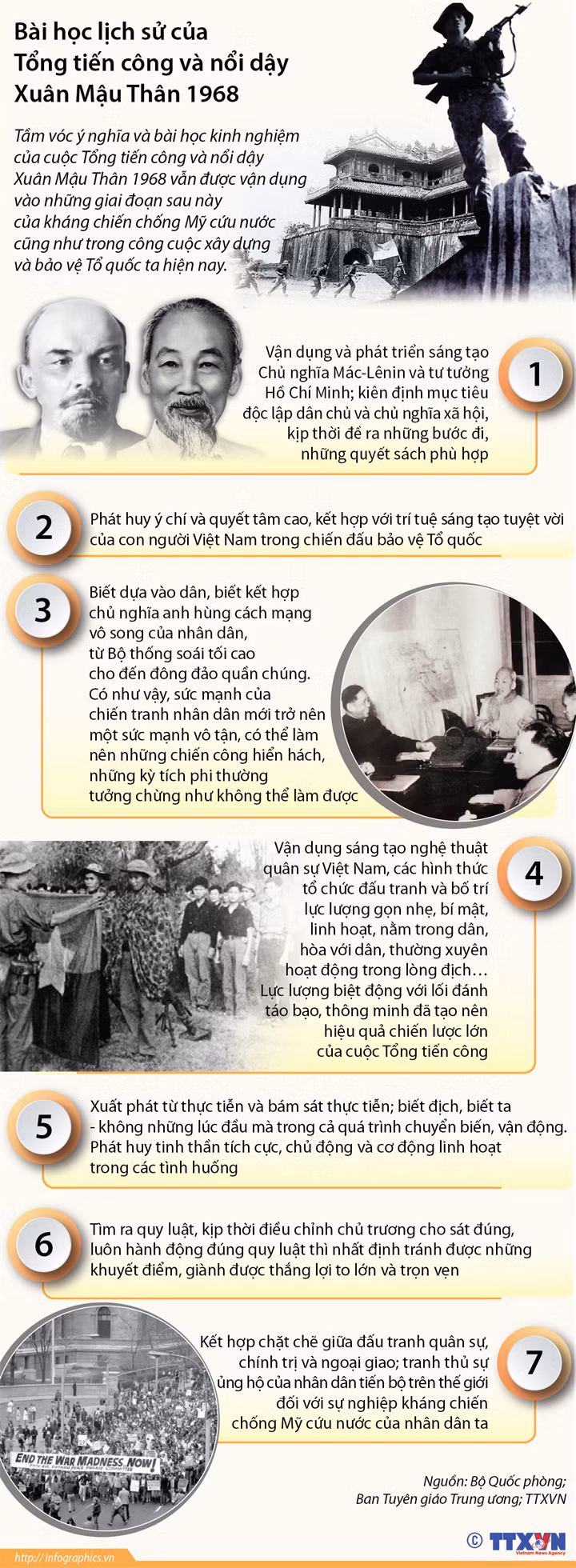 Bài học lịch sử của Tổng tiến công và nổi dậy Xuân Mậu Thân 1968 ảnh 1