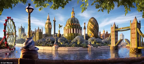 Khung cảnh London tuyệt đẹp từ… thức ăn ảnh 1