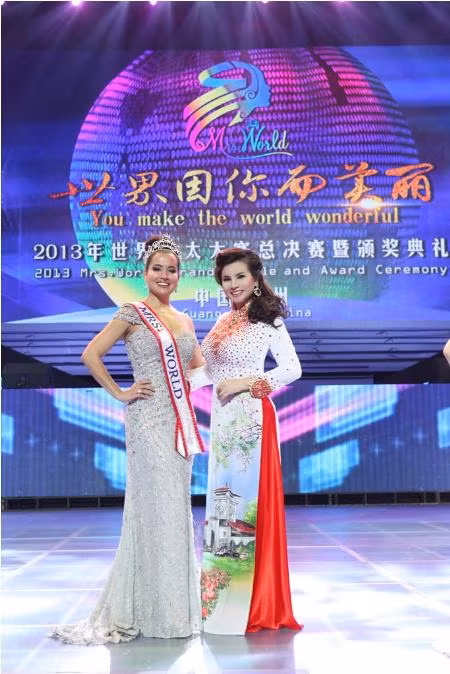 Áo dài, nón lá và cờ Việt Nam sẽ tung bay trên sân khấu chung khảo Mrs World ảnh 1