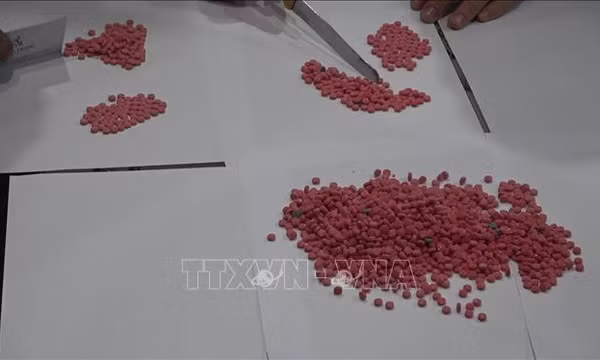 Triệt phá đường dây vận chuyển trái phép 60.000 viên hồng phiến qua biên giới