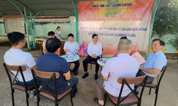 Một buổi sáng lắng nghe nhân dân, nhiều vấn đề được giải quyết