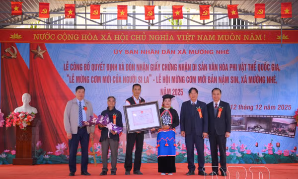 Đồng bào Si La tưng bừng đón Lễ hội mừng cơm mới 