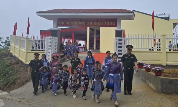 Khánh thành 6 điểm trường ở khu vực biên giới Lào Cai