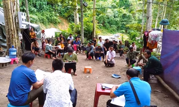 Người Mông ở bản Phá Mựt ‘giữ lửa’ chi bộ dưới tán rừng săng lẻ