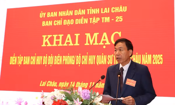 Bộ đội Biên phòng tỉnh Lai Châu diễn tập điểm