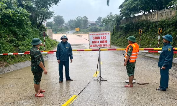 Bộ đội Biên phòng chủ động ứng phó mưa lớn, bảo đảm an toàn khu vực biên giới