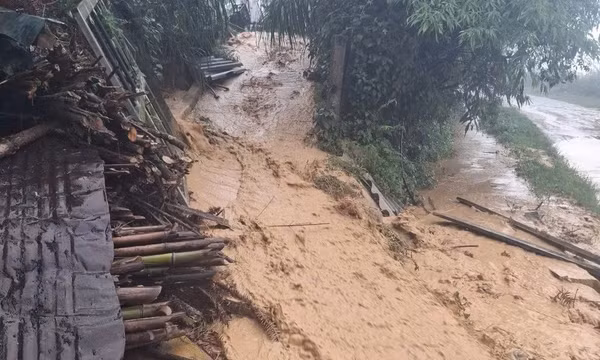 Mưa lớn gây nhiều thiệt hại cho sản xuất ở Bản Xèo (Lào Cai)