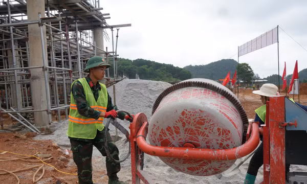 Cao Bằng: Tăng tiến độ thi công các trường vùng biên để kịp năm học mới