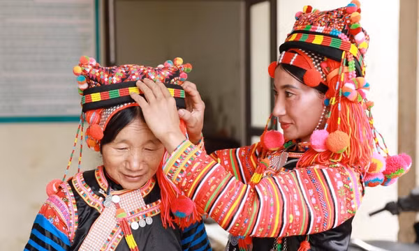 Người Hà Nhì vùng biên viễn Lai Châu nhộn nhịp đón Tết cổ truyền