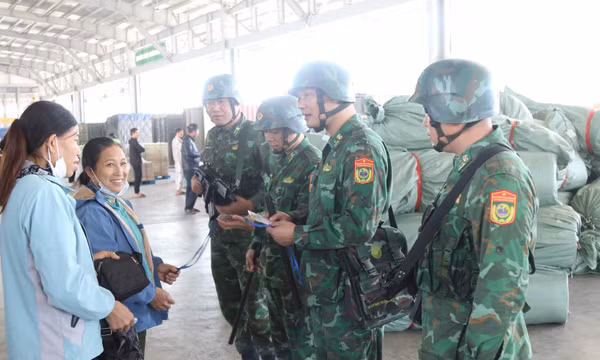 Biên phòng cửa khẩu Chi Ma kiểm soát chặt biên giới cửa khẩu