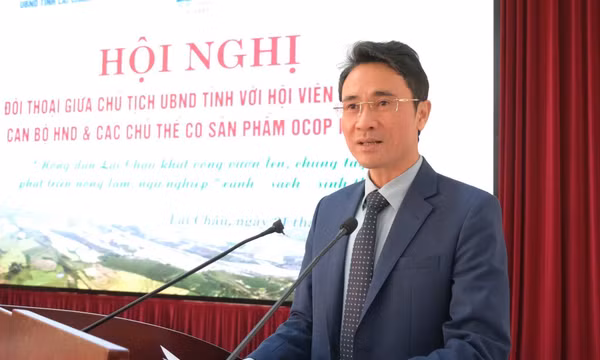 Lai Châu đối thoại chính sách với nông dân và chủ thể OCOP