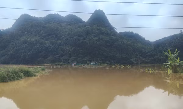Khắc phục hậu quả ngập lụt, sạt lở do mưa lớn tại Mường Khương (Lào Cai)