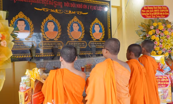 Bốn vị sư liệt sĩ Khmer và 'ngọn lửa đoàn kết' cháy mãi trong lòng dân tộc