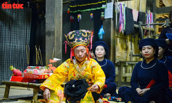 Không gian văn hóa tái hiện nghi lễ cầu an đầu năm của người Tày