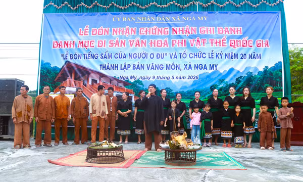Gìn giữ di sản văn hóa truyền thống của người Ơ Đu trong dòng chảy hiện đại