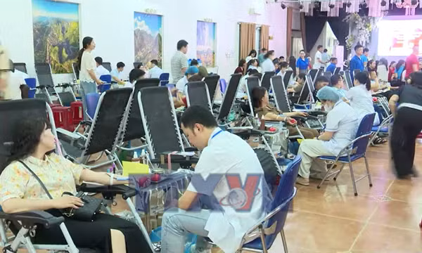Lan toả phong trào hiến máu cứu người ở vùng biên