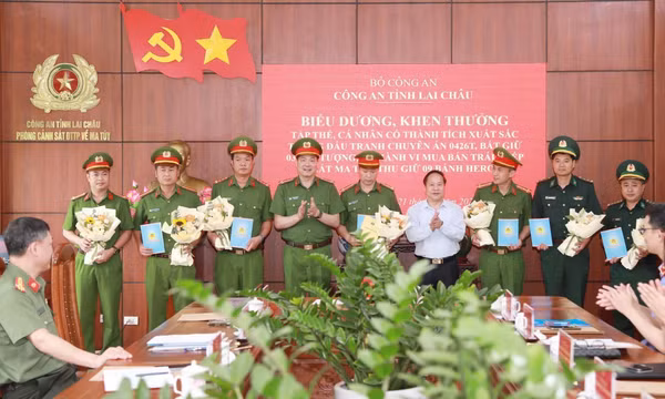 Biểu dương thành tích đấu tranh chuyên án về ma túy, thu giữ lượng lớn heroin