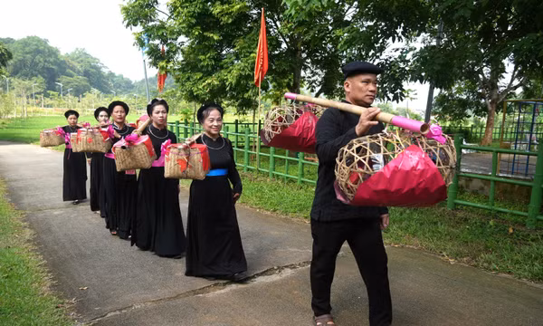 Gìn giữ cội nguồn qua nghi lễ đám cưới người Tày ở Tân Trào