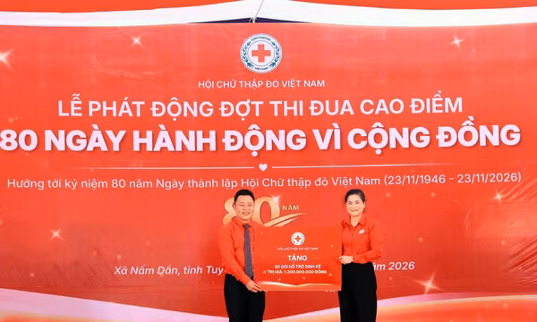 Phát động đợt thi đua cao điểm '80 ngày hành động vì cộng đồng'