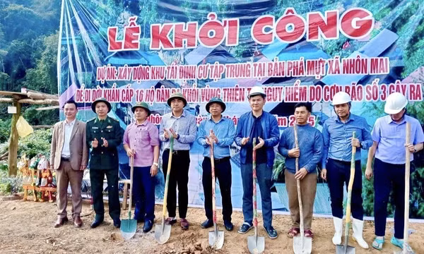 Nghệ An: Xây khu tái định cư tập trung cho 16 hộ dân bản Phá Mựt bị lũ quét