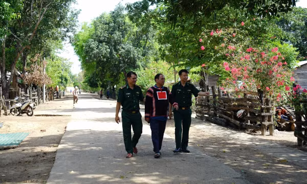 Nhân rộng mô hình 'Xã biên giới sạch về ma túy'