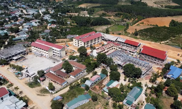 Quảng Ngãi tăng tốc hoàn thành các trường liên cấp biên giới 